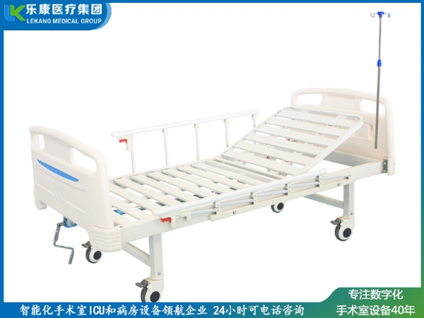 單搖手動護(hù)理床